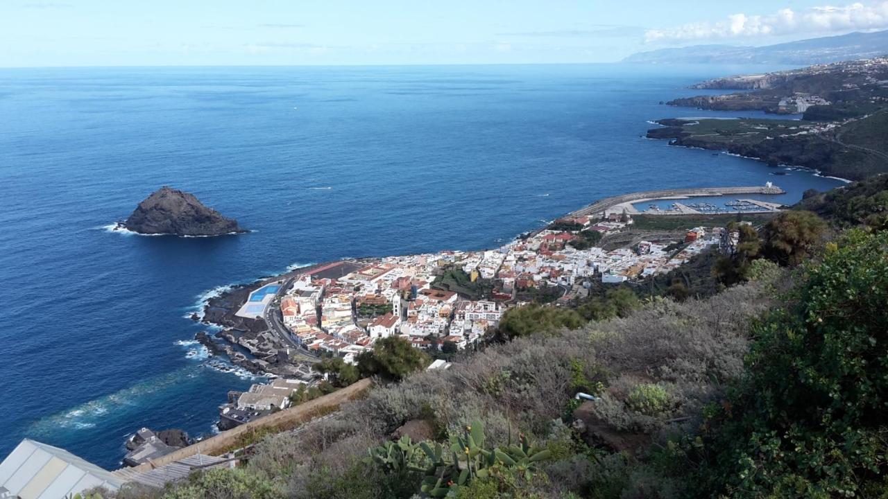 Las Pardelas, Ferienhaus Mit Meer-, Kuesten- Und Bergblick Im Gruenen Norden Teneriffas Las Cruces  Екстериор снимка