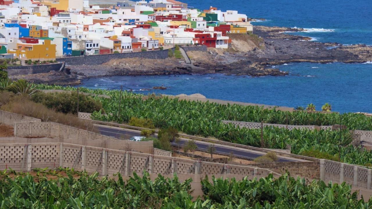 Las Pardelas, Ferienhaus Mit Meer-, Kuesten- Und Bergblick Im Gruenen Norden Teneriffas Las Cruces  Екстериор снимка